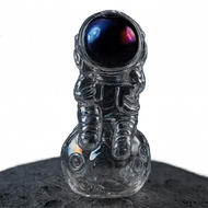 Photograph of product: 4" Iridized Spaceman Pipe in Assorted Colors