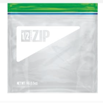 Photograph of product: 1/2 ZIP | Affie OG Bulk Popcorn 1/2oz - Oui'd