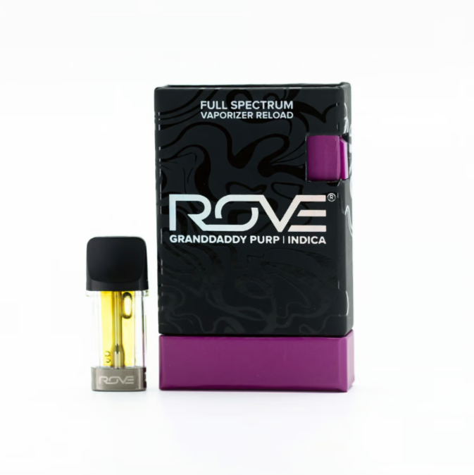 Photograph of product: Live Resin Granddaddy Purp Reload Pod 0.85g