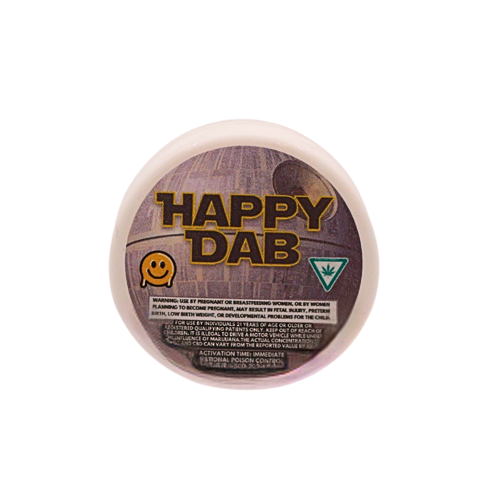Photograph of product: Happy Dabs | Death Star | Oui'd | 1G Live Resin | REC