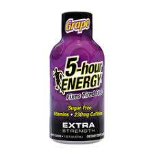 Photograph of product: 5-Hour Energy - Grape 1.93oz Bottle - UN-INFUSED