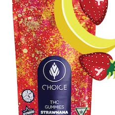 Photograph of product: Hybrid Strawnana Smoothie Gummies | 20 Servings
