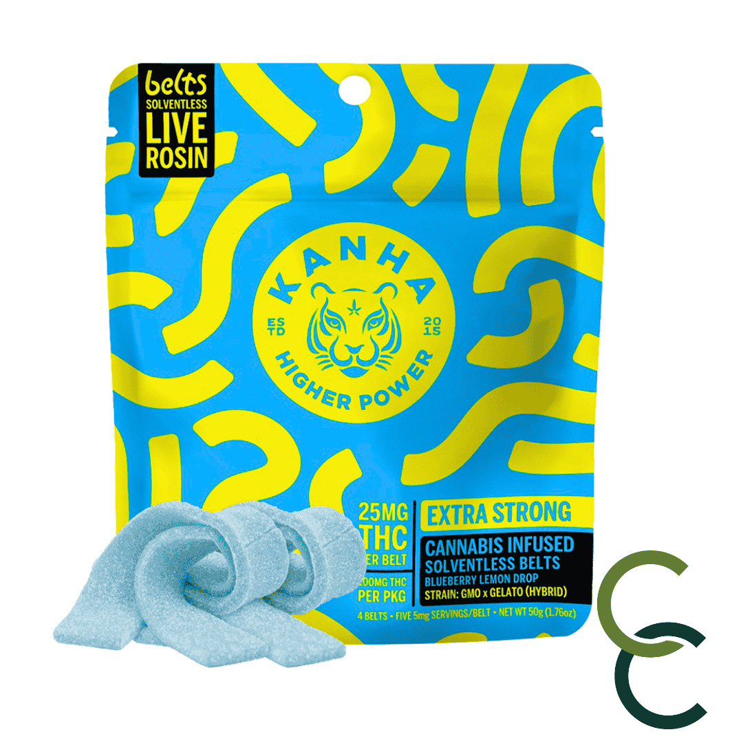 Photograph of product: Blueberry Lemon Drop Belts - Live Rosin