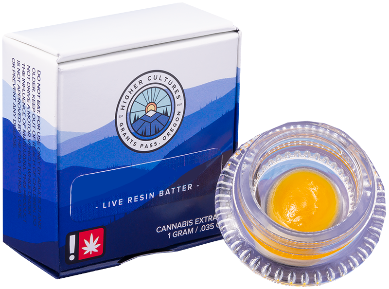 Photograph of product: Live Resin Batter | Sunshine Lime | 1g