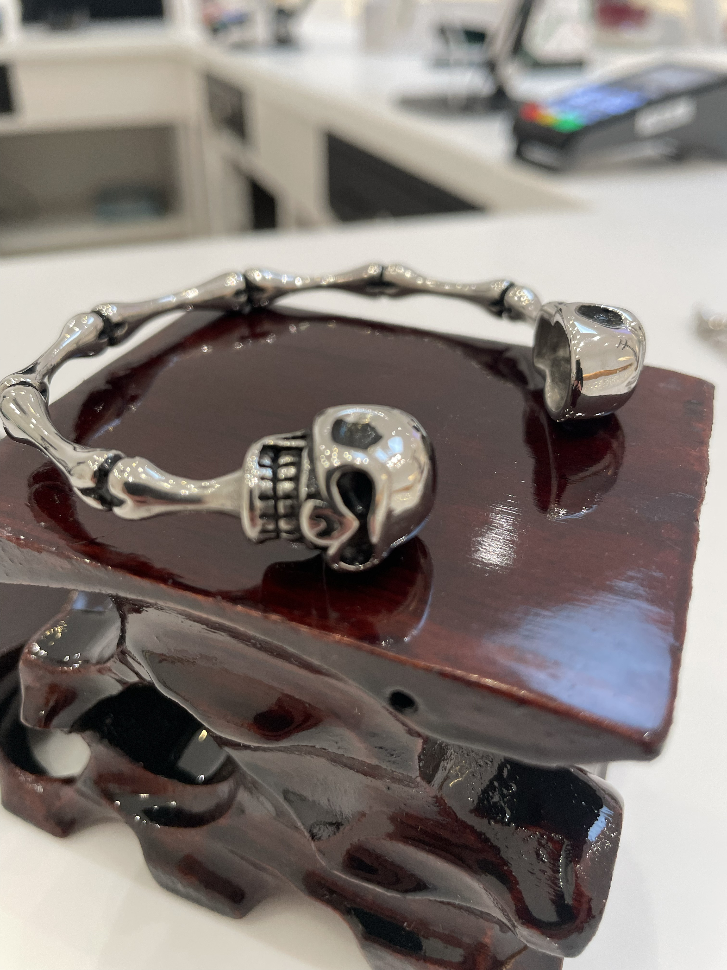 Photograph of product: Brooklyn or Bust | Skeleton Bones Bracelet