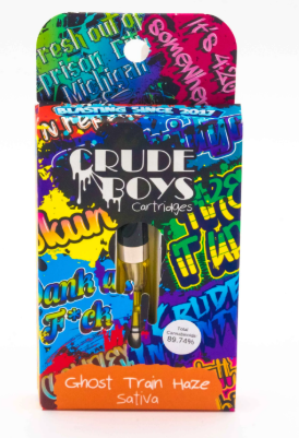 Photograph of product: Crude Boys - Ghost Train Haze - Vape