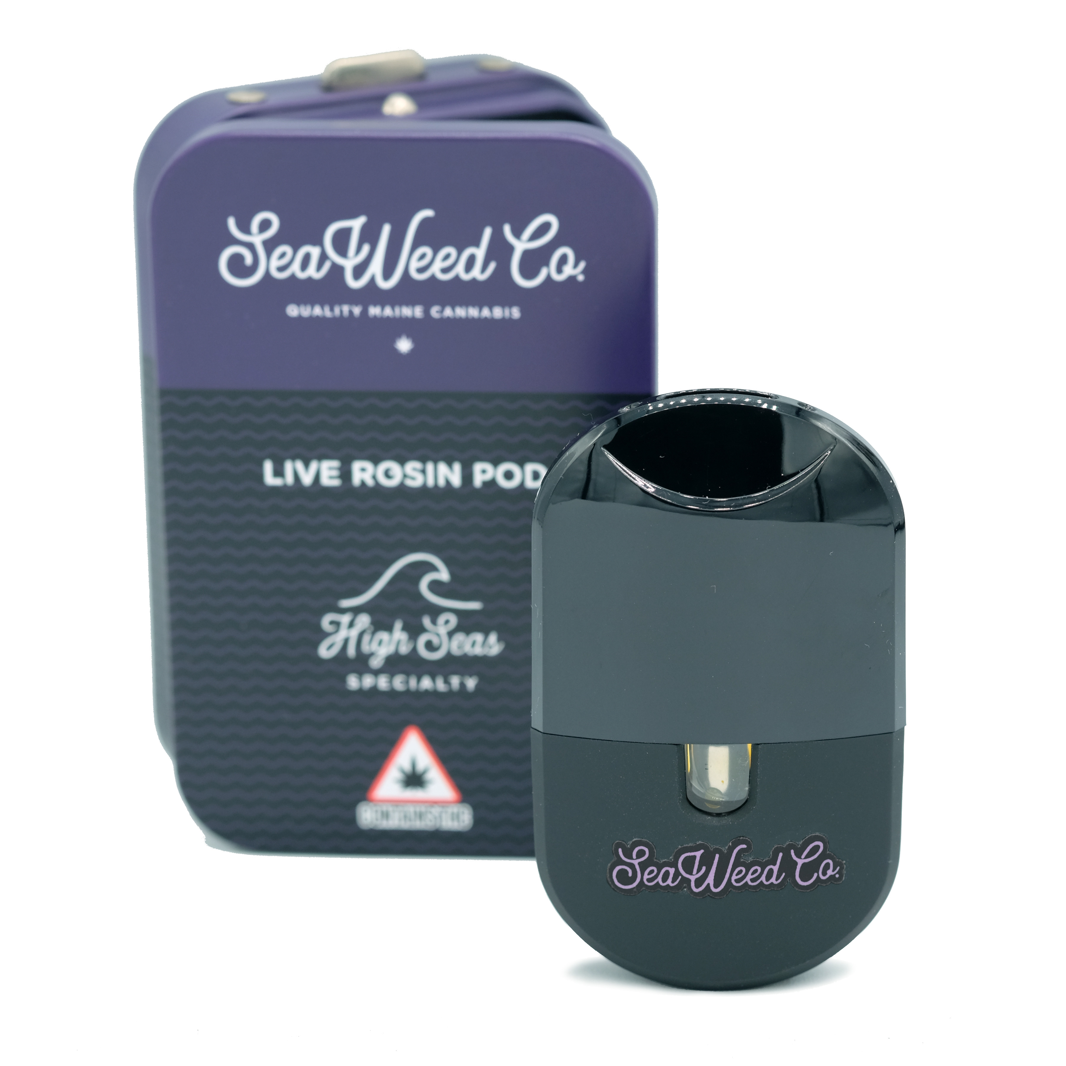 Photograph of product: SWC - High Seas - GMO - Live Rosin Disposable - .7g