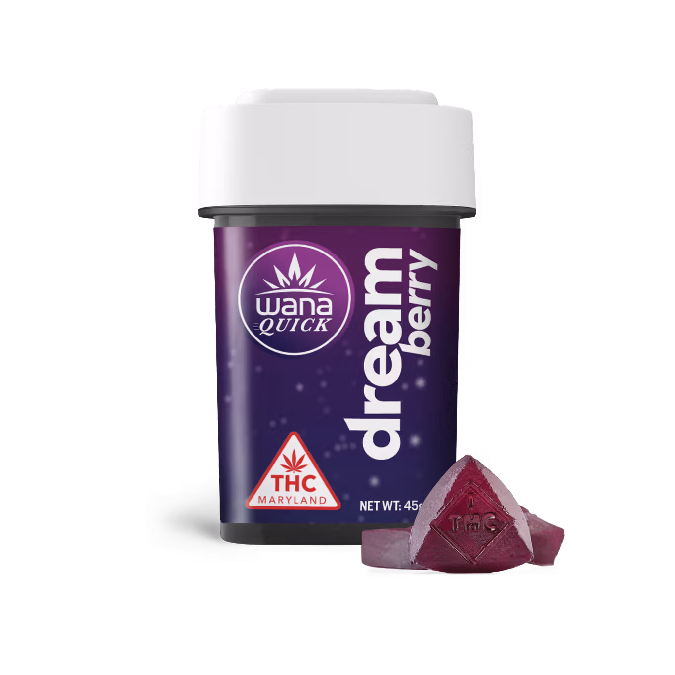Photograph of product: Dream Berry Quick Gummies 10:2:2:2 (CBD:CBN:CBG:THC) 2mg 10pk | 20mg