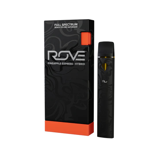 Photograph of product: Rove Pineapple Express (H) Ready To Use Live Resin Diamond Vape 1g