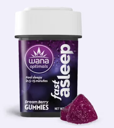 Photograph of product: Wana Optimals Quick Dream Berry Gummies 00332 (I)(20pk)