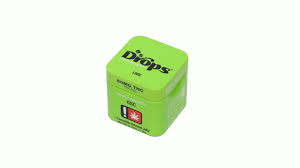 Photograph of product: Drops | High Dose Jelly 2pc | Lime (Balanced) | 100mg