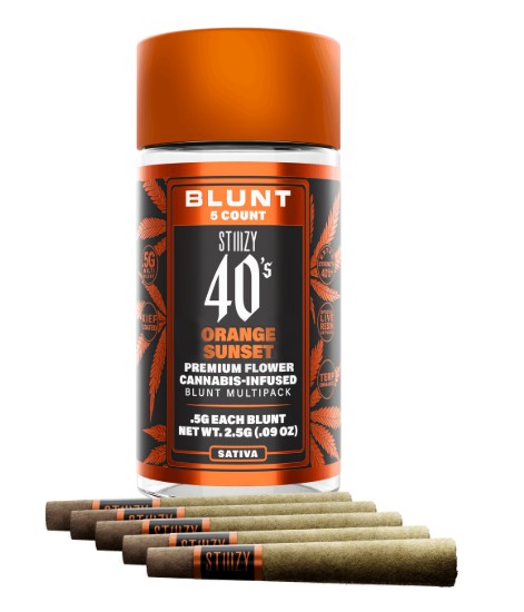 Photograph of product: ORANGE SUNSET - .5G 5PK MINI BLUNTS