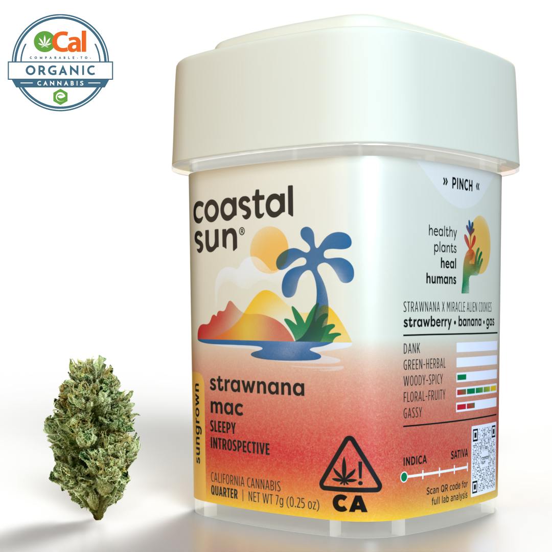 Photograph of product: Coastal Sun | Flower I | Strawnana Mac - 7g