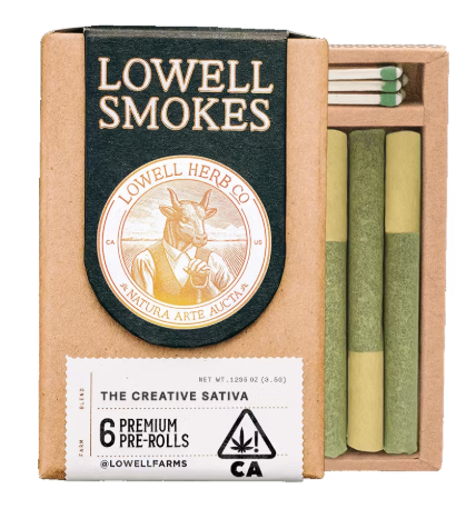 Photograph of product: Lowell | A Shore Thing Oui'd Blend | Pre Rolls | 6 Pack | 3.5g