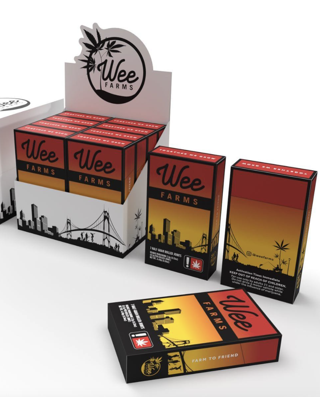 Photograph of product: Wee Farms Pre-Roll 7-pack | Grape Slushie (S)