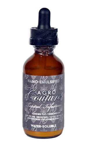 Photograph of product: Agro Couture - Topical Drops 1:1 TH-oui:CBD - Topical