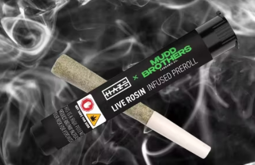 Photograph of product: Haze X Mudd Brothers Bolo Runtz x Zero Gravity 1g Infused Preroll