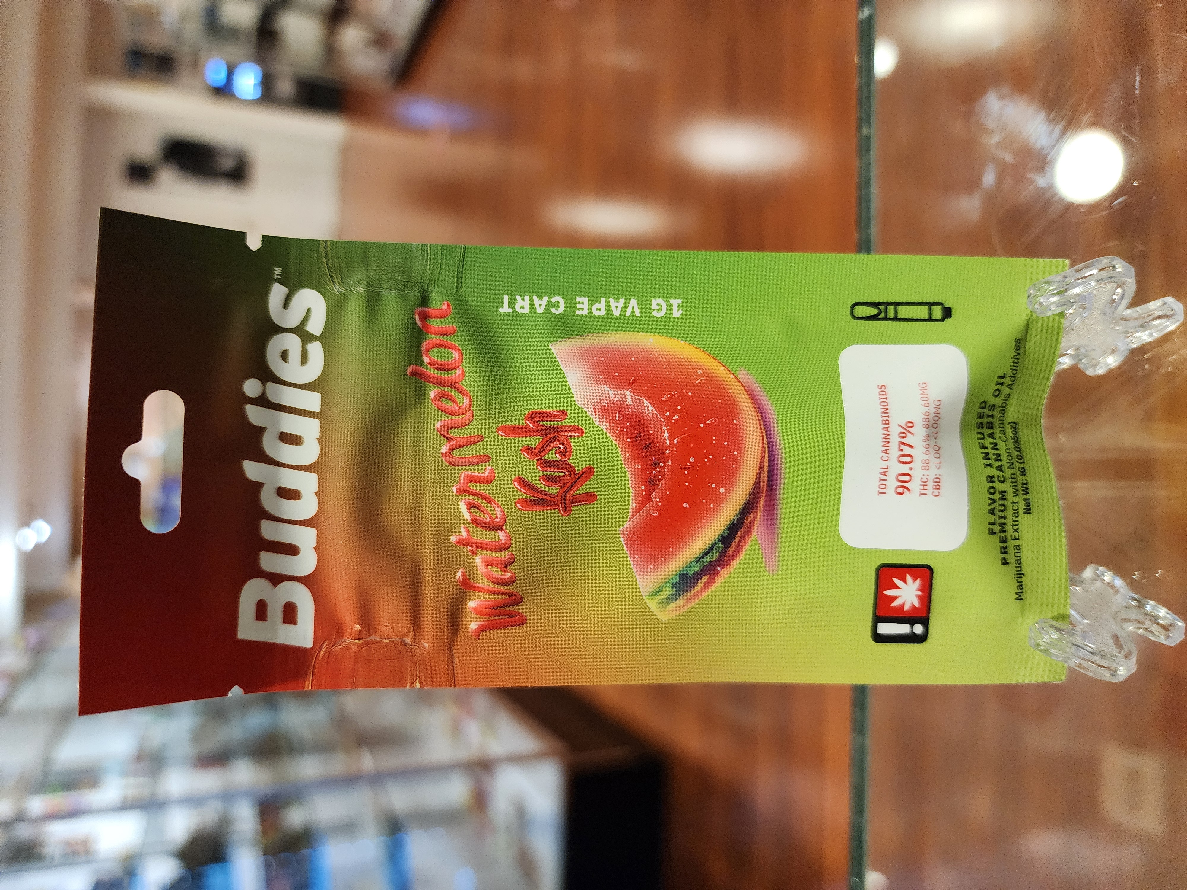 Photograph of product: Watermelon Kush Flavored Cart. (Buddies)