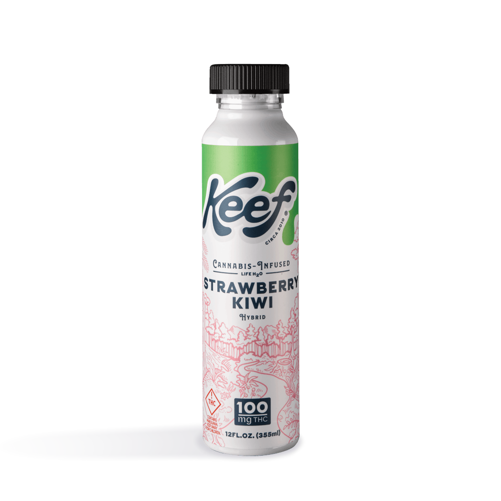 Photograph of product: Strawberry Kiwi Life H2O | 100mg