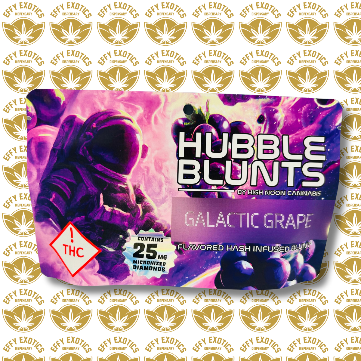 Photograph of product: HUBBLE BLUNTS - GALACTIC GRAPE X CHEM 91 - PREROLL
