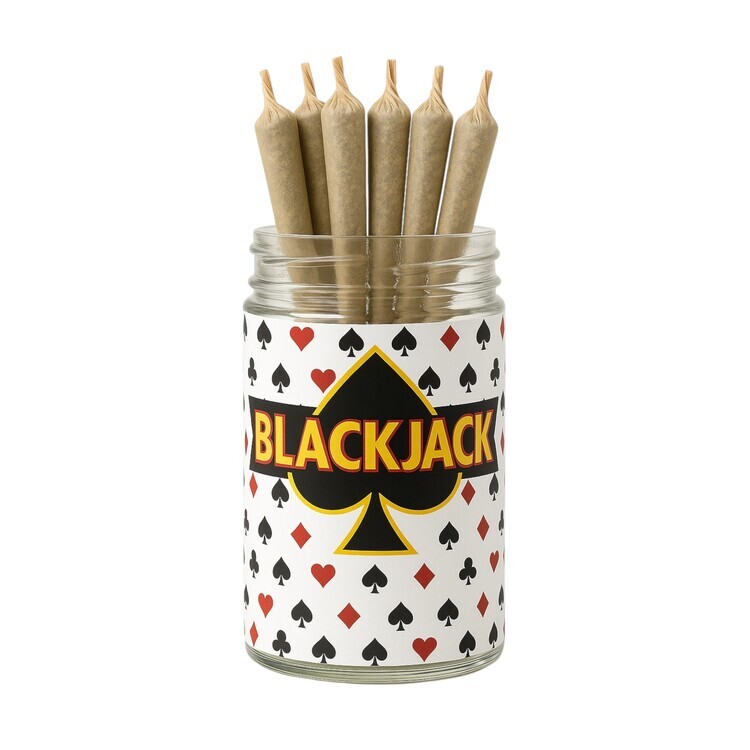 Photograph of product: Blue Cookies Preroll Pack (BlackJack)