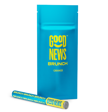 Photograph of product: Brunch - Orange - Disposable Pen - 0.5g