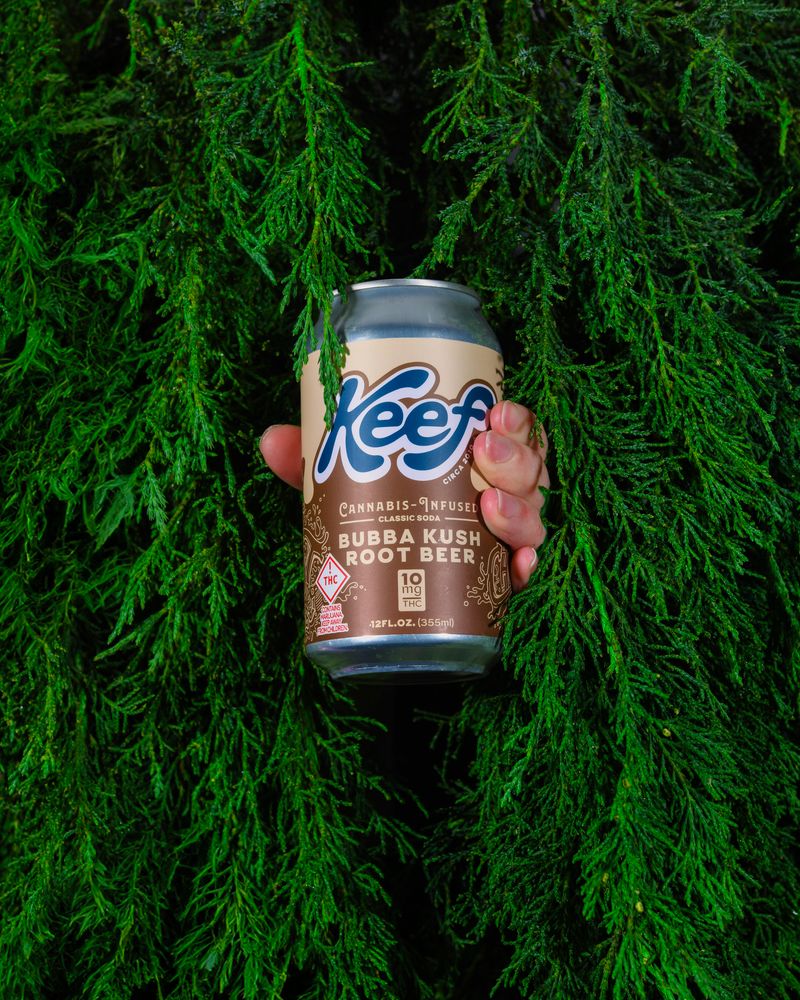 Photograph of product: Bubba Kush Root Beer Classic Soda 12oz