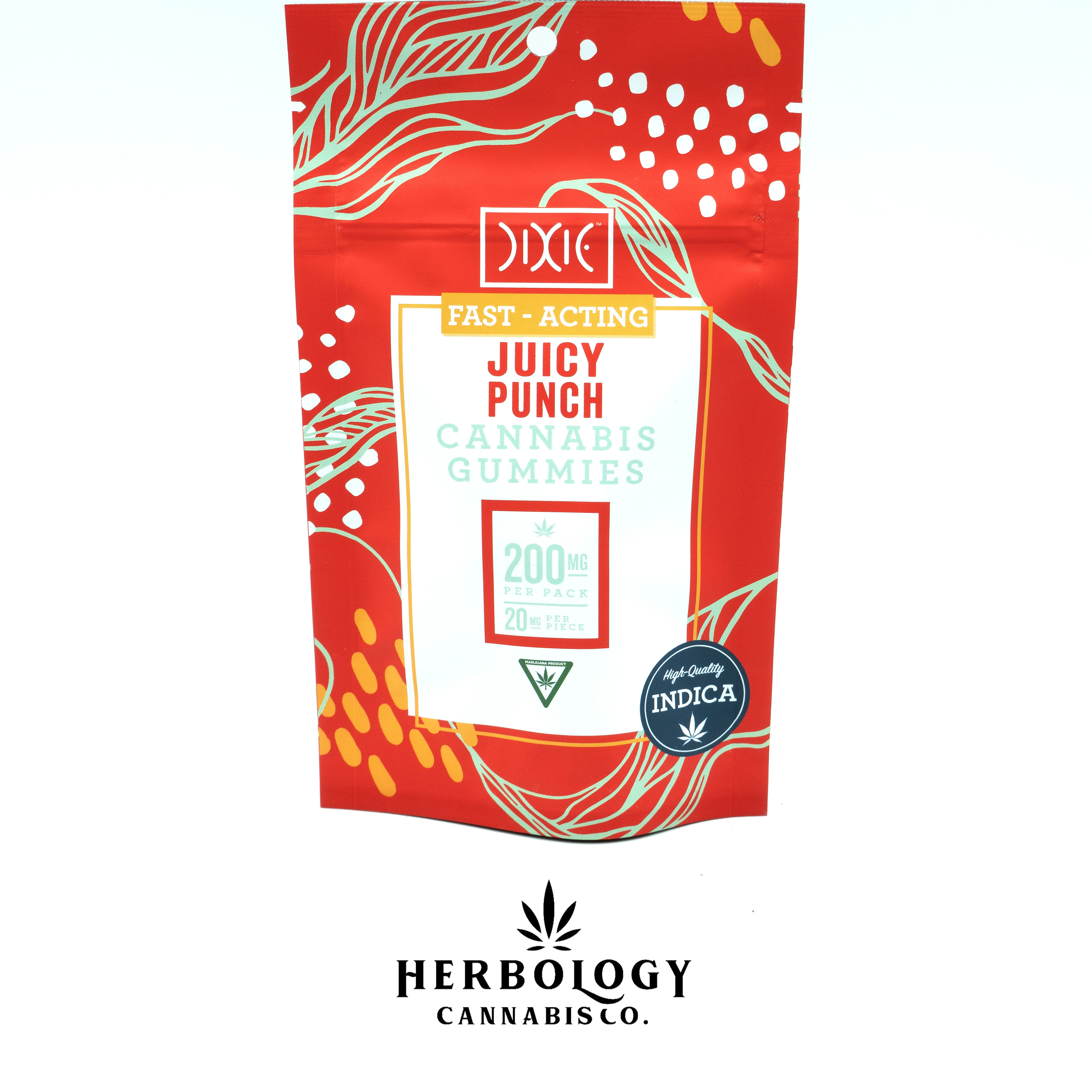 Photograph of product: Dixie | Gummy | Fast Acting | Juicy Punch | 200mg