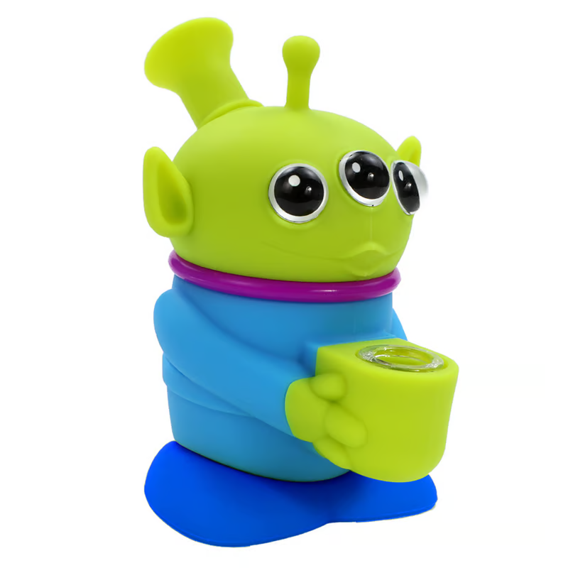 Photograph of product: Alien Silicone Waterpipe
