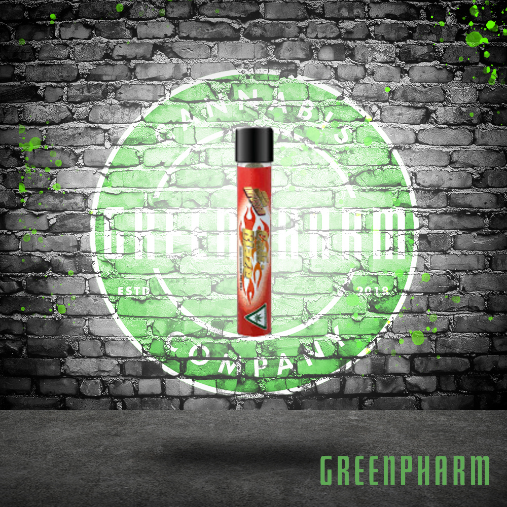 Photograph of product: Cali-Blaze Infused Pre-Roll | Cherry Lime