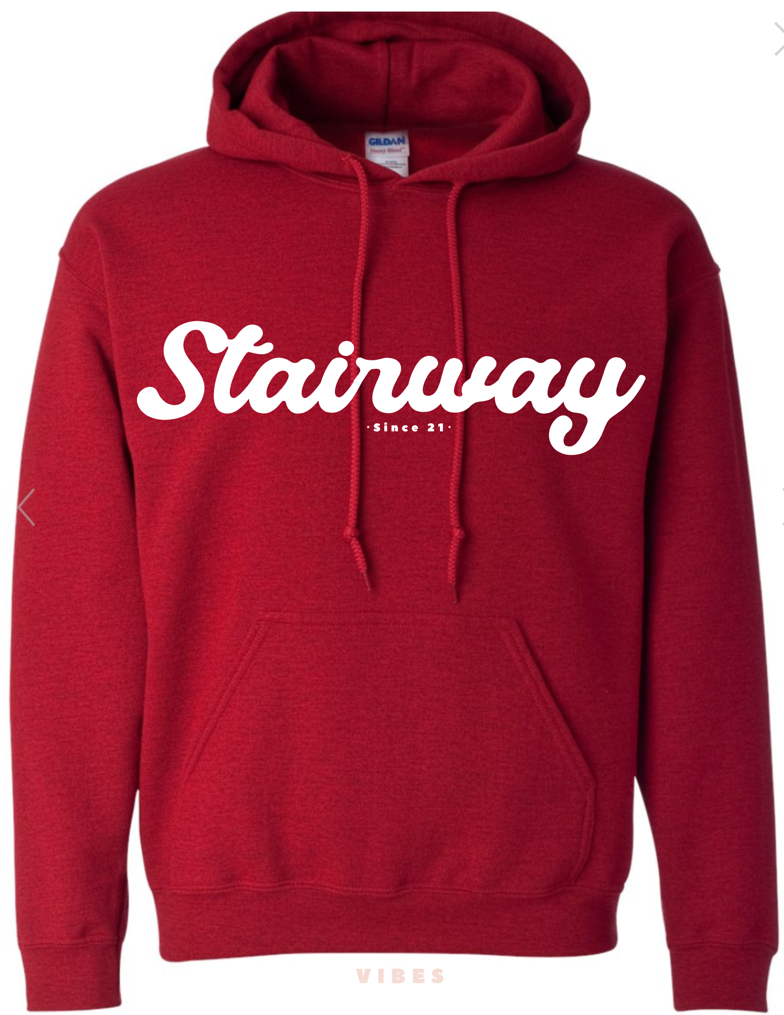 Photograph of product: Red Stairway Hoodie (XXL)