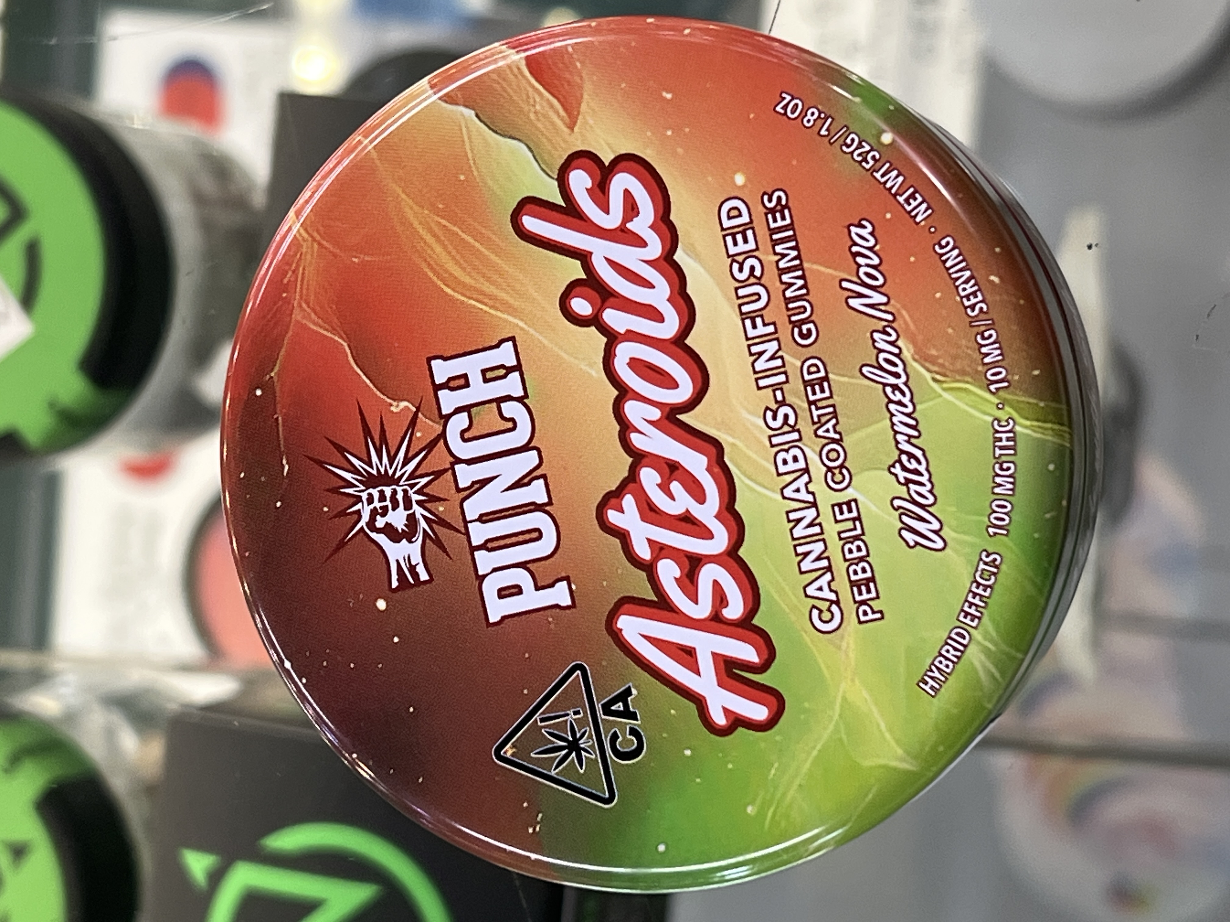 Photograph of product: Punch - Watermelon Nova - 100mg Solventless Asteroids -