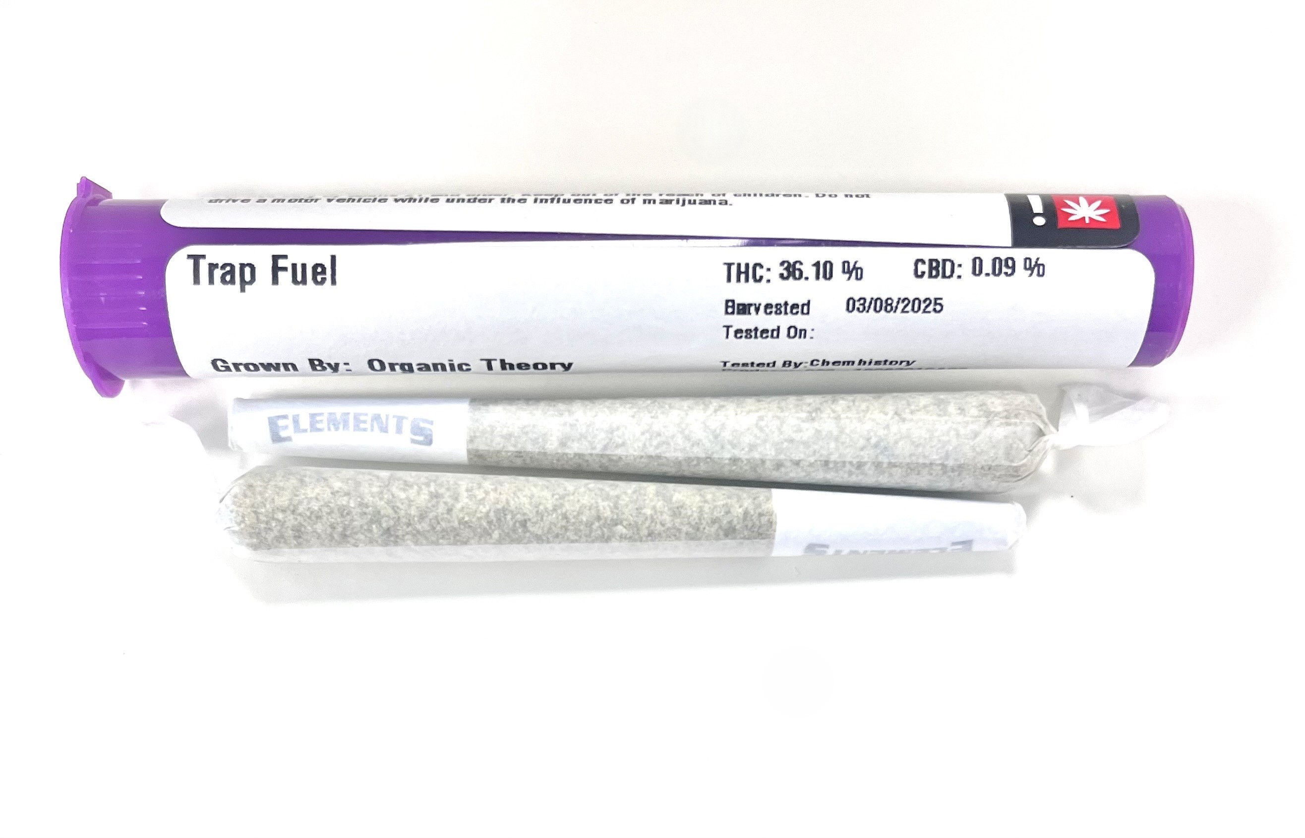 Photograph of product: Organic Theory Duo | Trap Fuel 2 x 1g Preroll