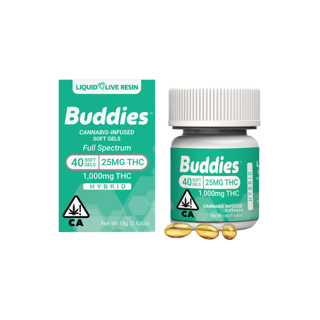 Photograph of product: Hybrid Lr Softgels 25mg (40ct)