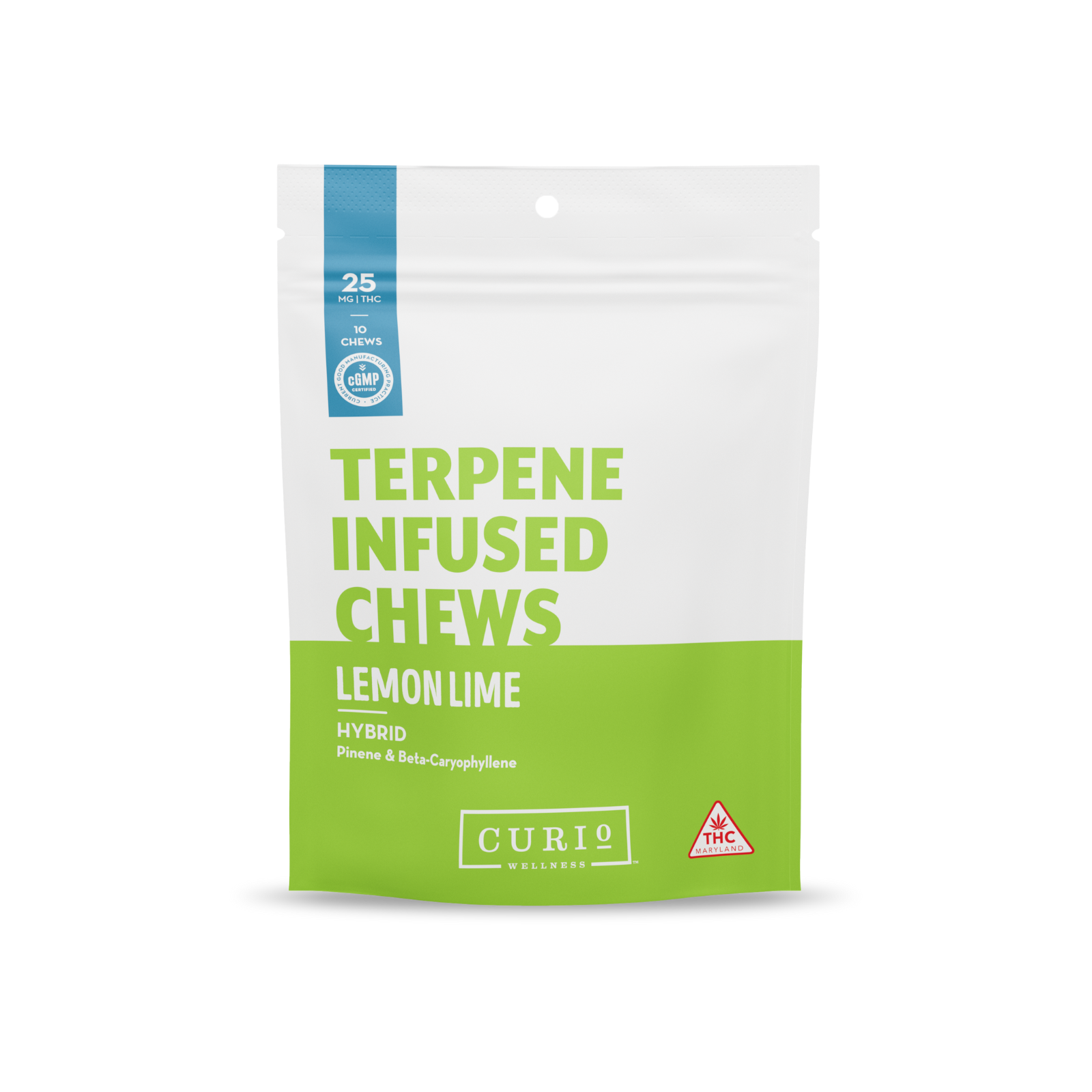Photograph of product: Lemon Lime Terpene Infused | 25mg x 10pcs