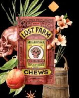 Photograph of product: Fruit Chews | Lost Farm | Grilled Peach