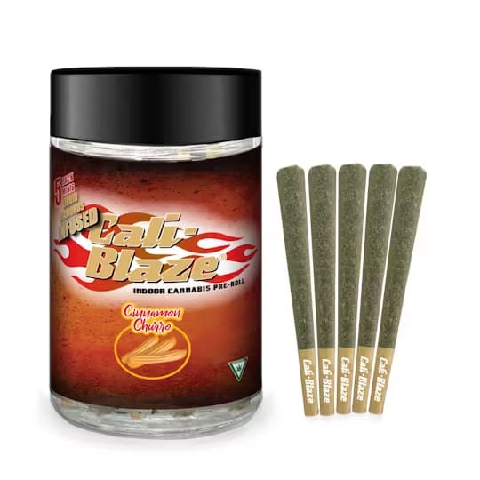 Photograph of product: Cali Blaze - Multipack Infused Prerolls - Cinnamon Churro