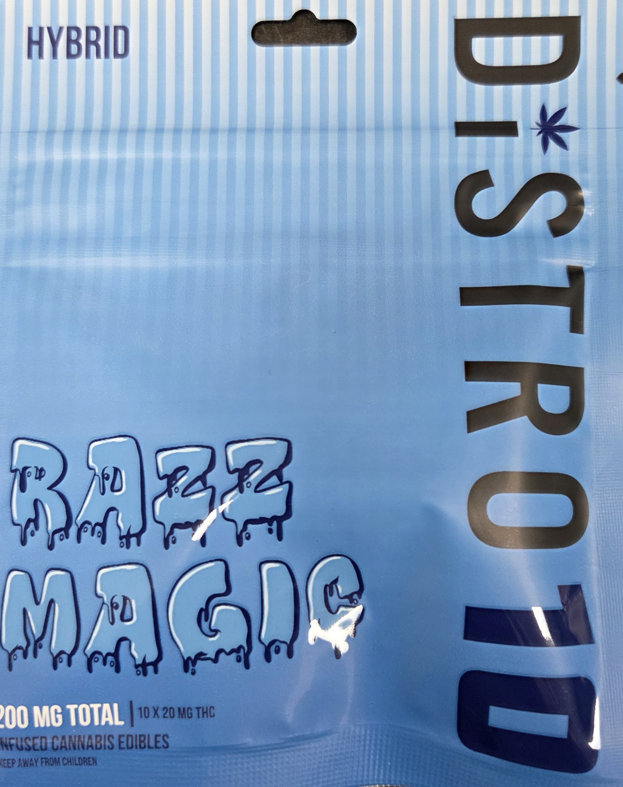 Photograph of product: Distro 10 - Razz Magic - 200mg