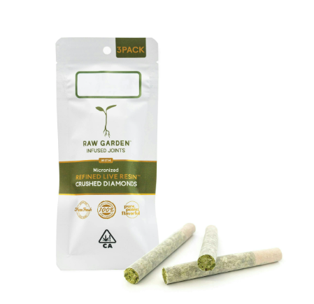 Photograph of product: Raw Garden: Banana Slurm 3pk