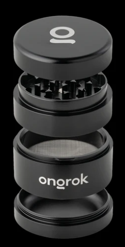 Photograph of product: 4 Piece EZ Open Grinder - Black - 55mm