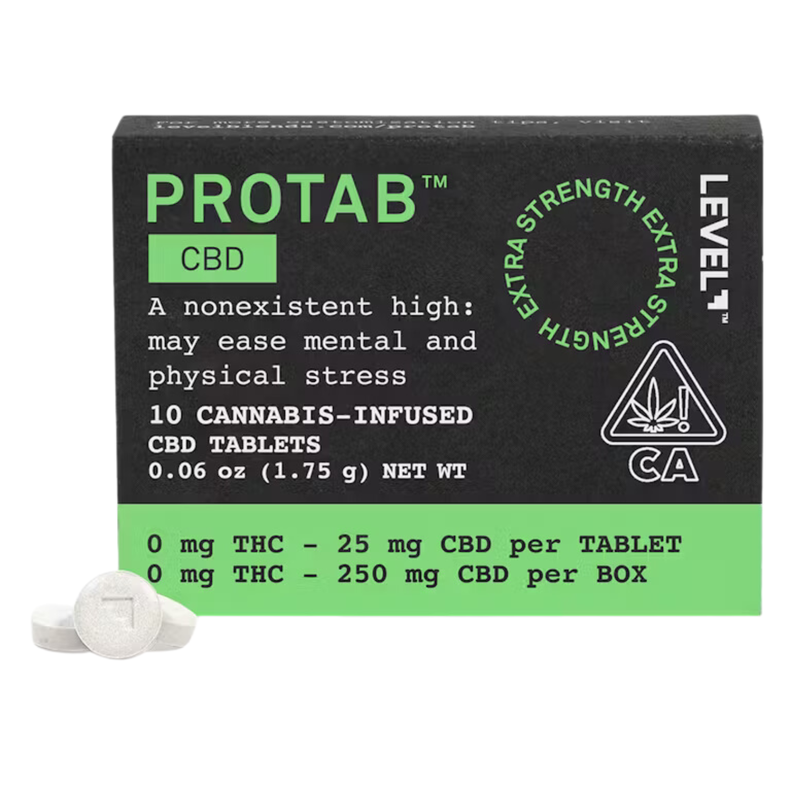 Photograph of product: CBD PROTAB 10-PACK