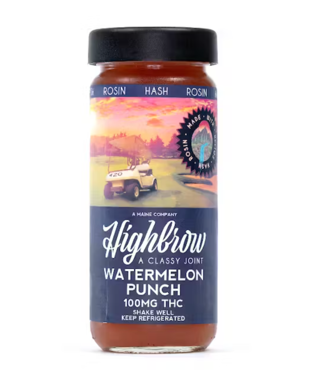 Photograph of product: Watermelon Punch au chocolat Rosin Drink 100mg