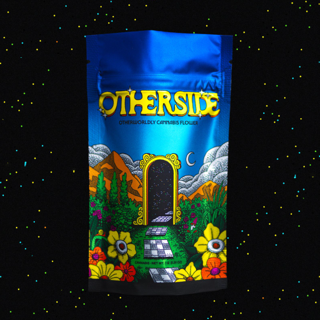 Photograph of product: OTHERSIDE | Blue Nerdz Bulk Popcorn 1/4oz - Hybrid
