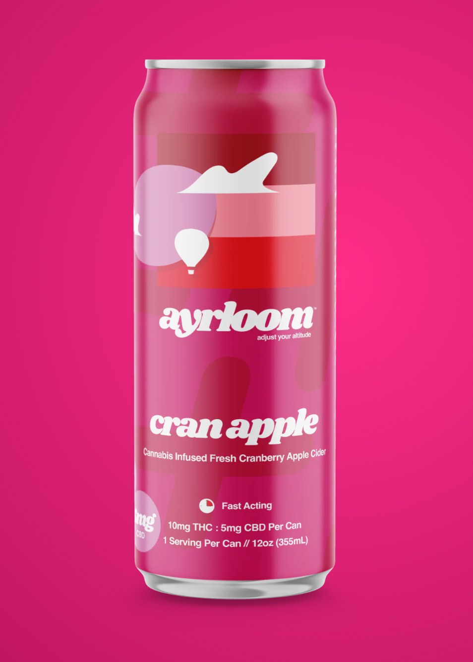Photograph of Product: Ayrloom AU- Beverage 12oz - 2:1 - Cran Apple