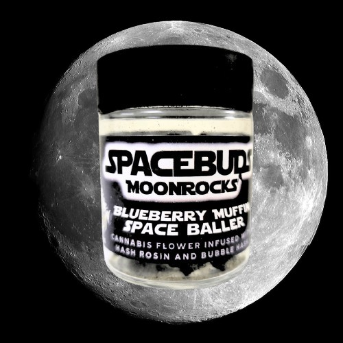 Photograph of product: Spacebuds | Space Baller | Blueberry Muffin | Moonrocks - 28g