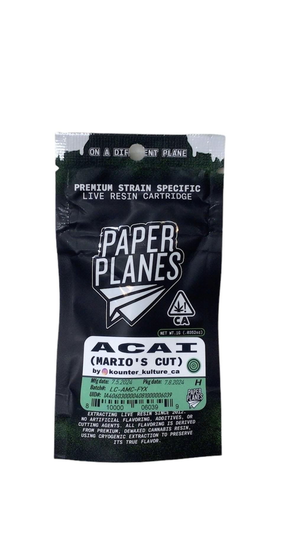 Photograph of product: Paper Planes- Acai