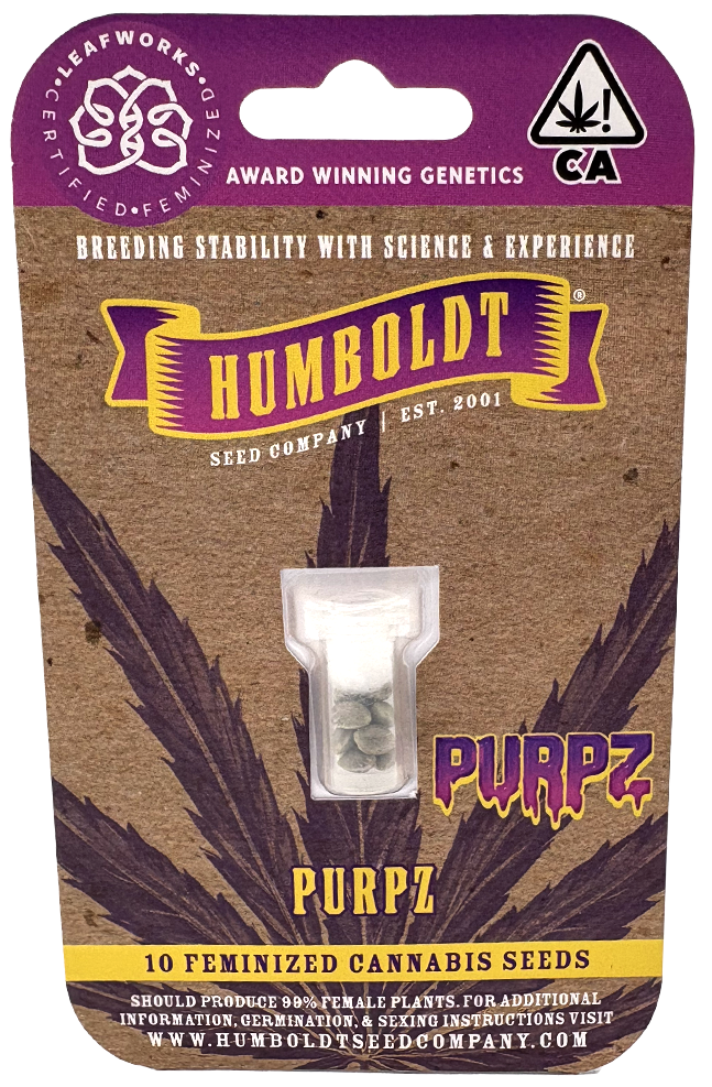 Photograph of product: Humboldt Seed Co | Purpz | 10PK Feminized Seeds