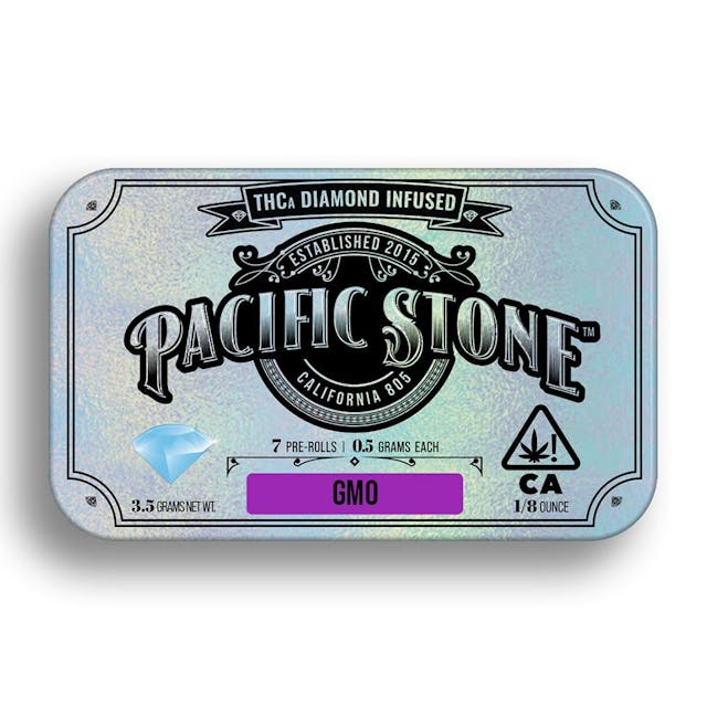 Photograph of product: GMO | Diamond | 7pk Infused Prerolls - 