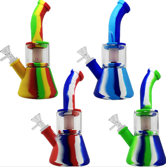 Photograph of product: Silicone Beaker Bong/Rig w/Shower