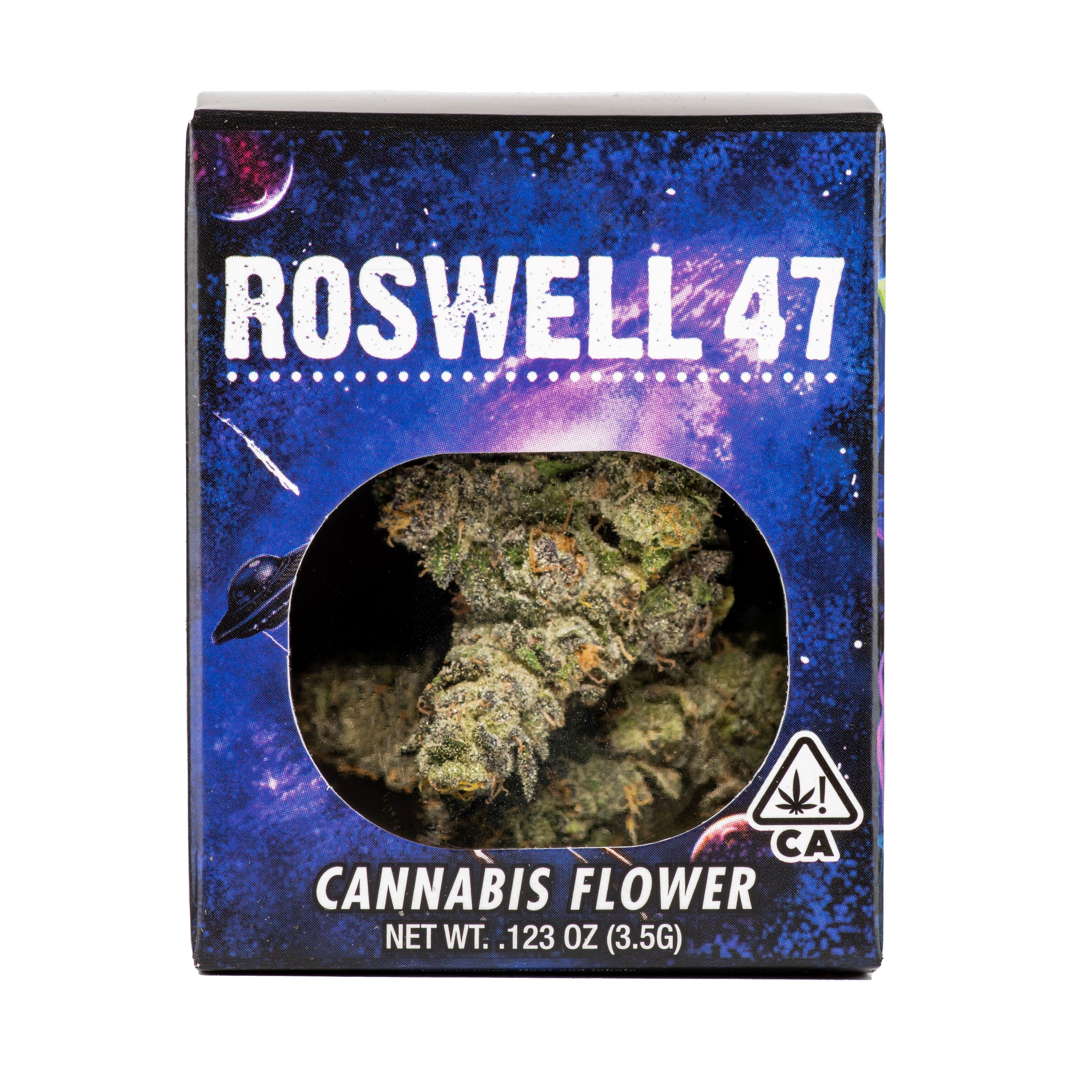 Photograph of product: Decibel Gardens - Roswell 47 (Oui'd) Flower - 3.5g